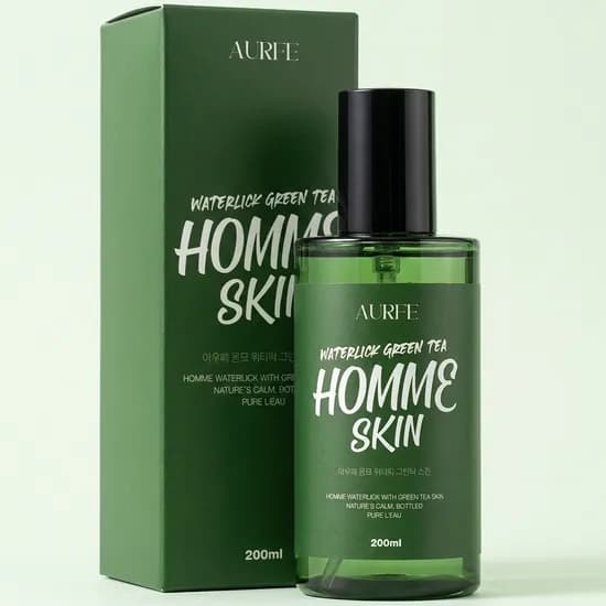 아우페 옴므 그린티 스킨 토너 200ml 남성용 4개입
