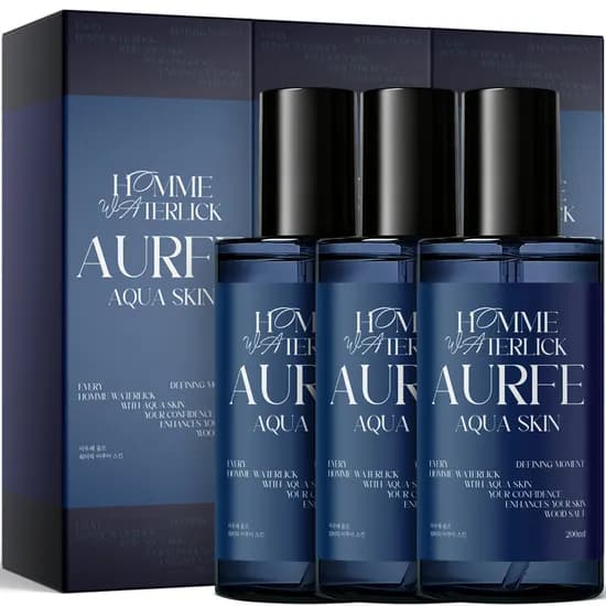 아우페 옴므 아쿠아 스킨 토너, 200ml, 3개입