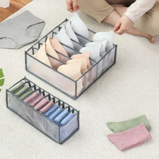서랍 속옷 정리함, 6칸+11칸 2종 세트, 1개