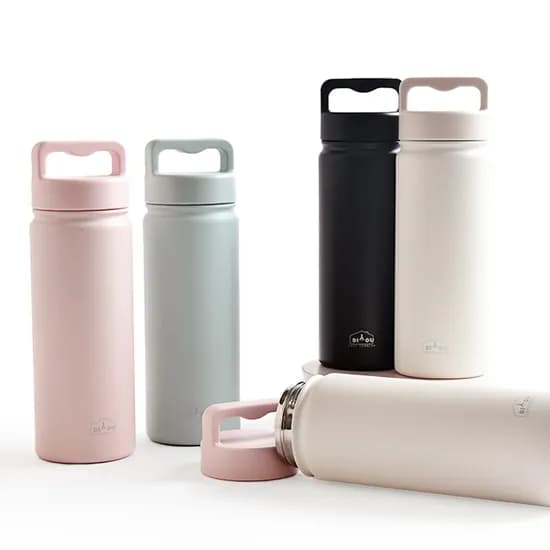 디유 핑거 핸들 텀블러, 스텐316, 블루, 630ml, 1개