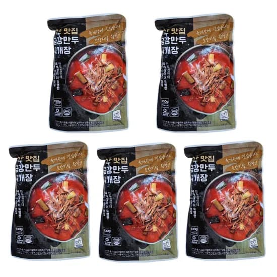 금강만두 육개장, 630g, 5개