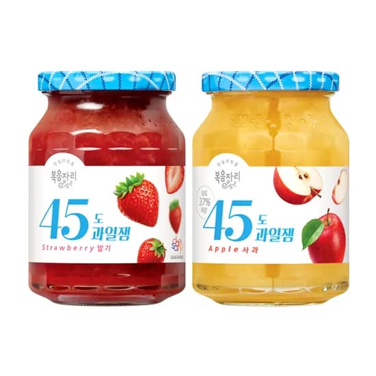 복음자리 45도 딸기잼 외 2종 350g 2개