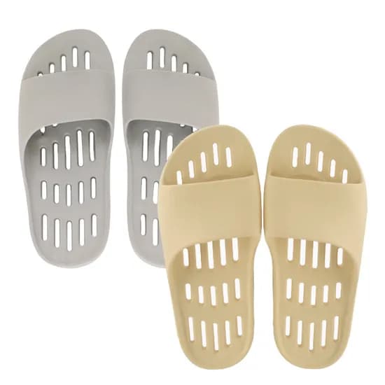 샤바스 부드러운 플랫 물빠짐 욕실화 라이트그레이 270mm 1개 외 1종