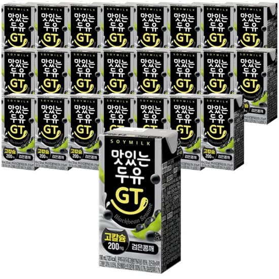 남양유업 맛있는두유 GT 고칼슘 검은콩깨 190ml 24개