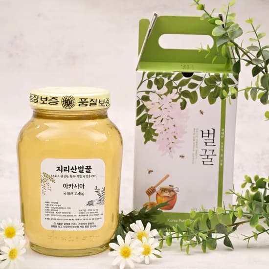 지리산벌꿀 아카시아 대용량 2.4kg 1개