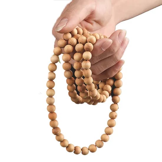 나무 염주 팔찌 10mm 2종 1세트