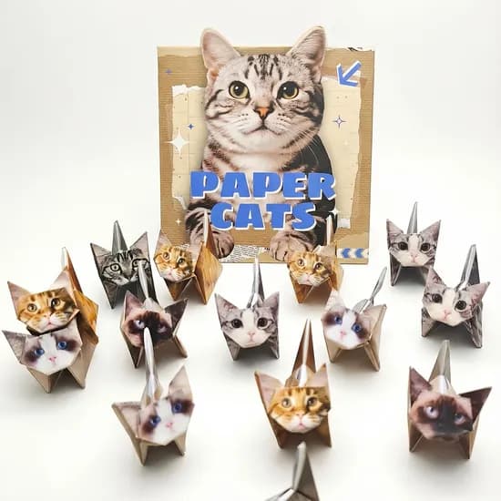 잇쉬 애니멀 DIY 동물접기, 고양이, 1팩