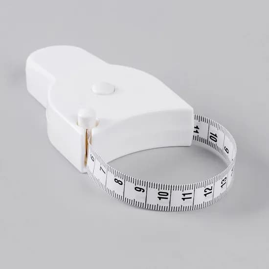 손잡이 원터치 자동 허리 피팅 줄자 1개