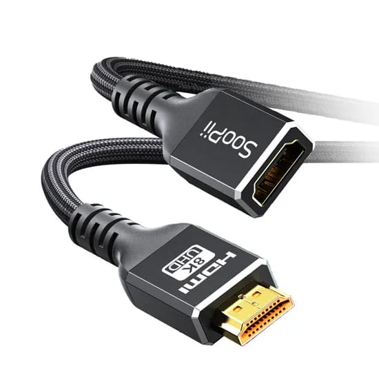 Soopii HDMI 2.1 8K 초고화질 연장 케이블 HF80, 30CM, 1개