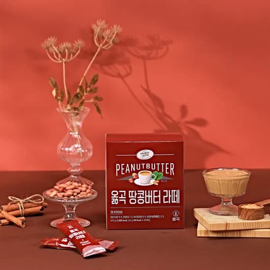 옳곡 땅콩버터 라떼 20g 20스틱 1개