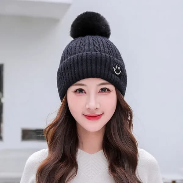 스마일모자 핑크