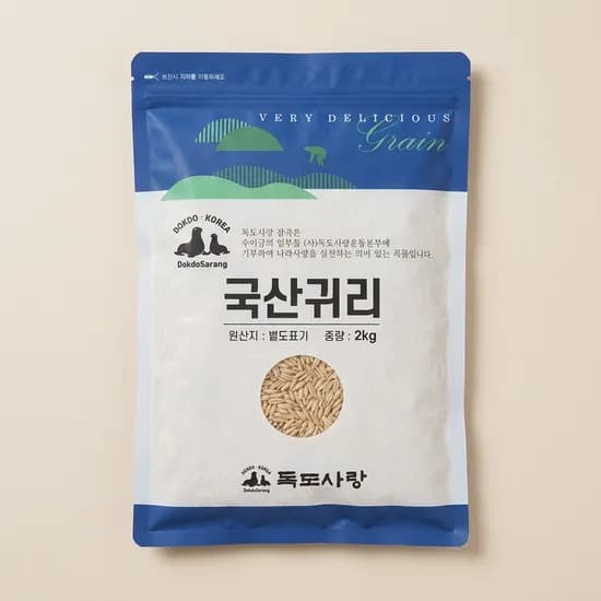 독도사랑 국산 귀리 1개 2kg