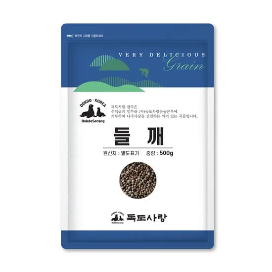 독도사랑 수입 생 들깨 1개 500g