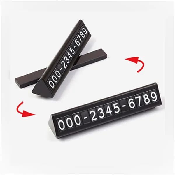 카슬라 듀얼 시크릿 주차번호판 10.5cm 1개