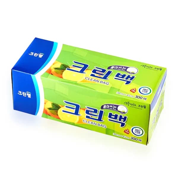 크린랩 크린백 비닐 위생백 대(L) 300매
