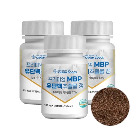 CHARM GOODS 프리미엄 MBP 유단백추출물 정 600mg 360정 1통