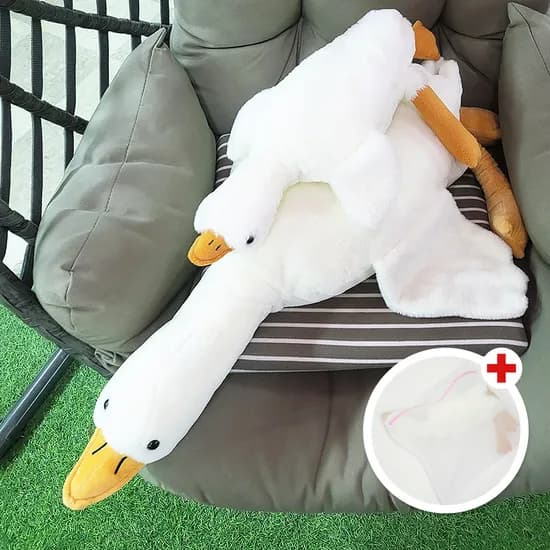인트홈 보들보들 거위 바디필로우, 190cm, 1개 + 증정 세탁망, 1개