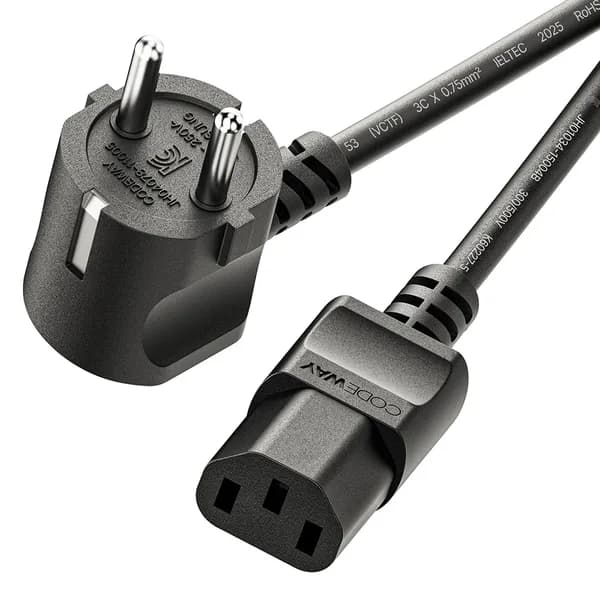 코드웨이 AC 파워 케이블 C13 블랙 1.8m 1개 8,890원