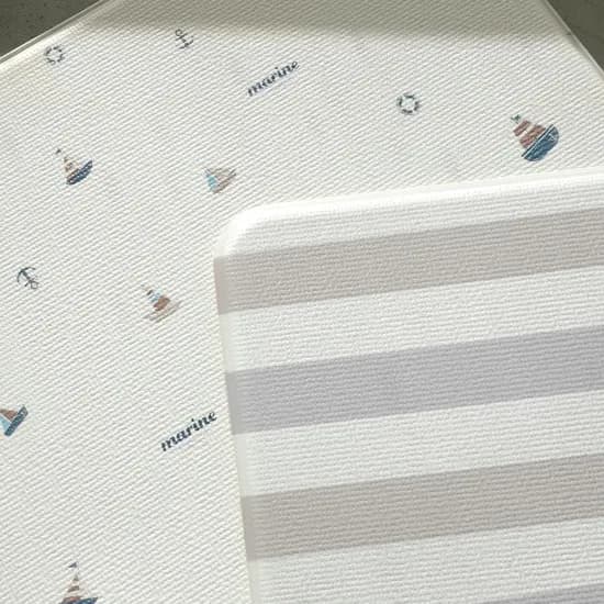 푹신한 고밀도 양면 PVC 주방매트, 마린, 10T, 대