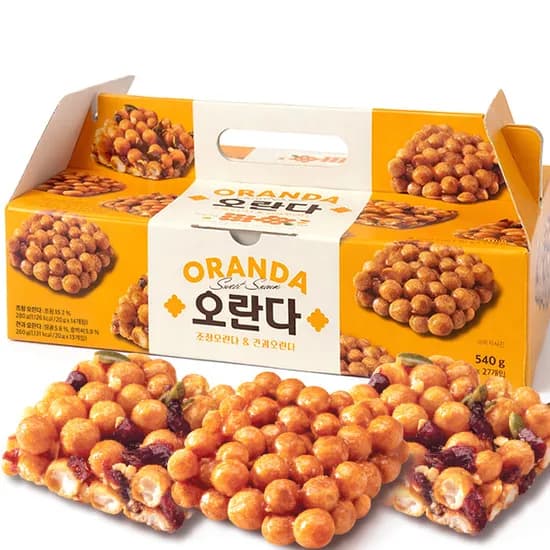 청우식품 조청오란다&견과오란다 세트, 540g, 1박스