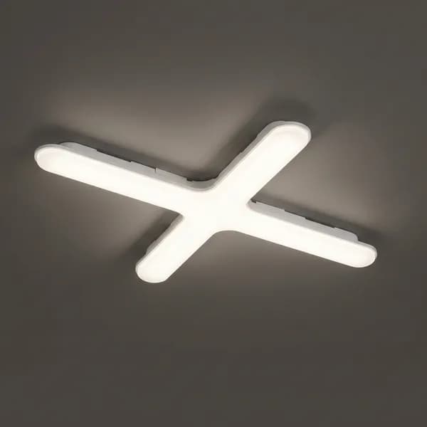 번개표 LED 원형십자등 주광색 100W 1개