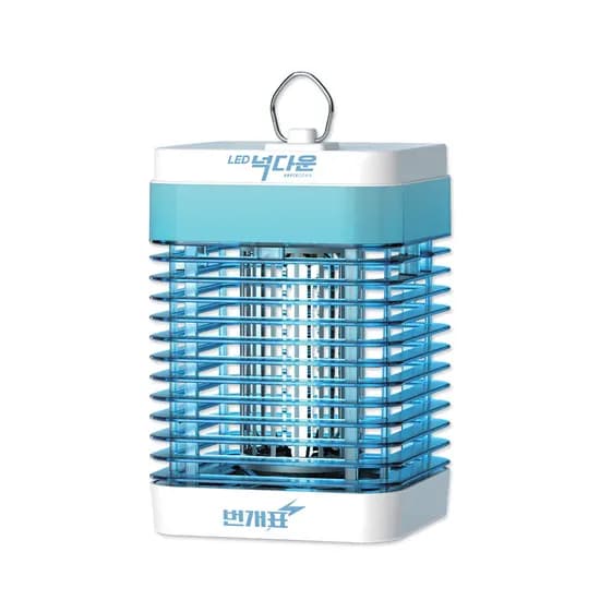 번개표 전격 살충기 KKD2200-LED 화이트블루 1개