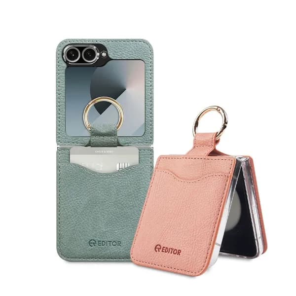 에디터 크레즈 카드포켓 링 케이스 갤럭시 Z플립6 블루 1개 8,000원