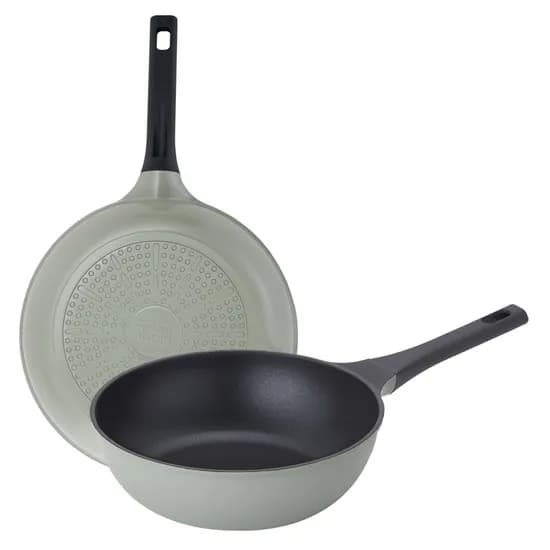 키친플라워 세이지 인덕션 주물 후라이팬, 후라이팬 28cm 1개 + 궁중팬 24cm 1개, 1세트