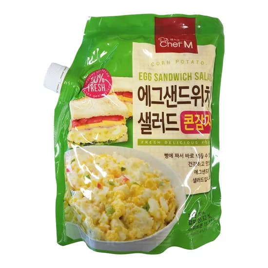 쉐프엠 에그샌드위치 샐러드 콘감자 1kg 1개 13,612원