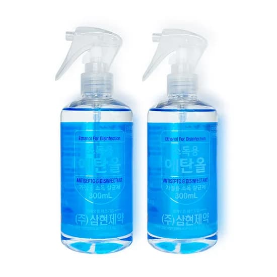 삼현제약 웰천사 소독용 에탄올 300ml 2개