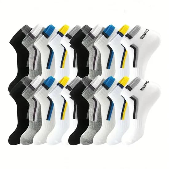 갓성비 스포츠 단목양말 대용량세트, 10켤레, FREE(250mm-275mm)