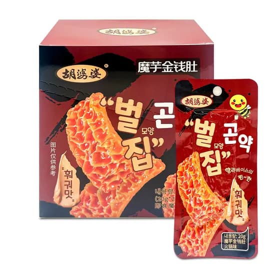 까까무까 벌집 모양 곤약 마라곤약 훠궈맛 20g 20개 1통 9,500원