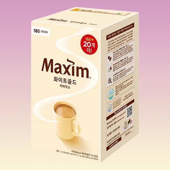 동서식품 맥심 화이트골드 커피믹스 12g 180개 1개