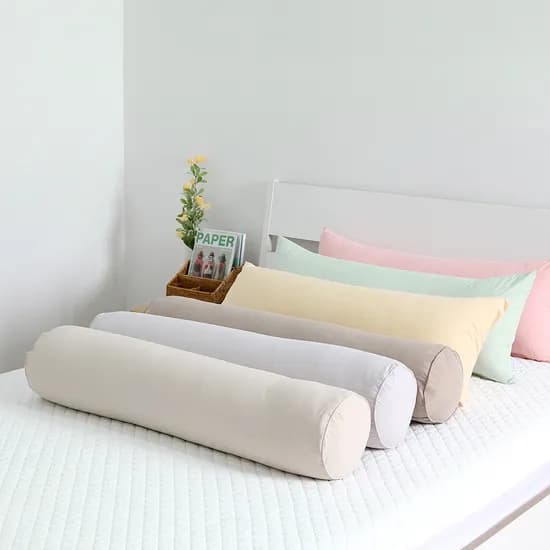 우리앤데코 솔리드 파스텔 고밀도 60수 바디필로우, 30수 사각(솜포함), 100x40cm, 민트, 1개
