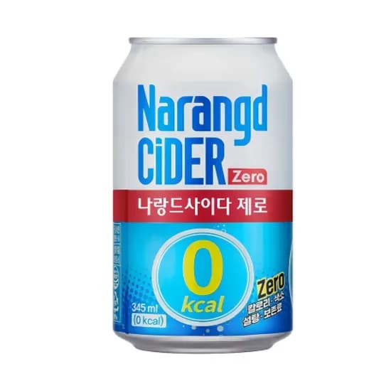 동아오츠카 나랑드사이다 제로 오리지널 345ml 24개