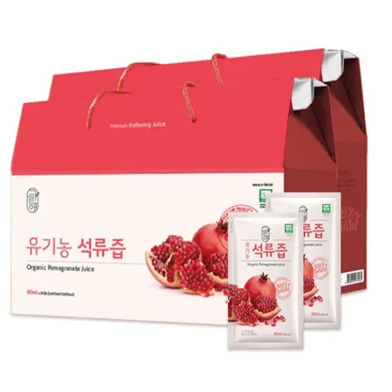 유기농 석류즙 80ml 30팩 2박스