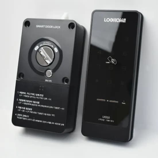 홈앤락 샷시문 도어락 세이프 유리문 가마찌도어 샤시문 상가 터치 번호키 SH-LH310-N, 고객직접설치