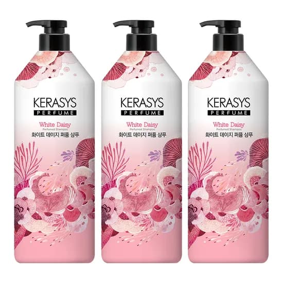 케라시스 화이트 데이지 퍼퓸 샴푸, 1L, 3개