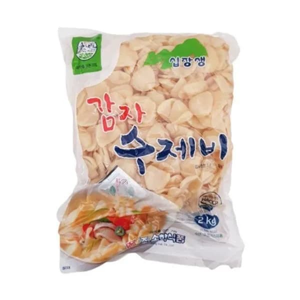 십장생 감자수제비 2kg 1개 11,580원