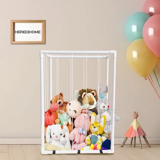 에레디홈 인형정리함, 마시멜로 화이트, 1단, 80cm, 1개