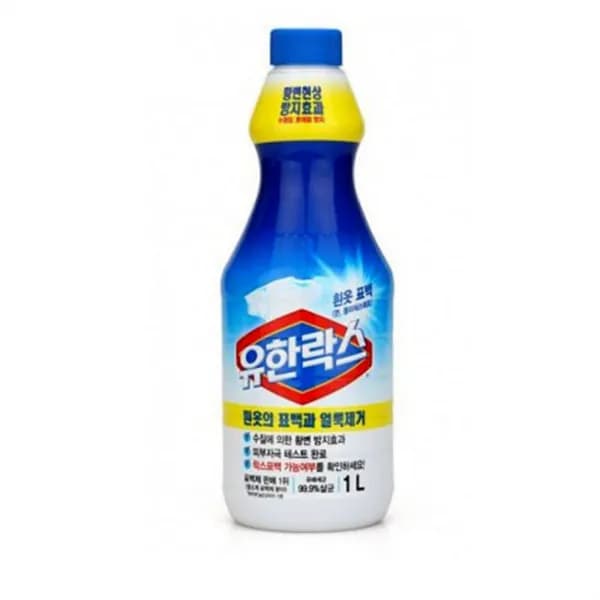 유한락스 흰옷 표백용 1L 2개