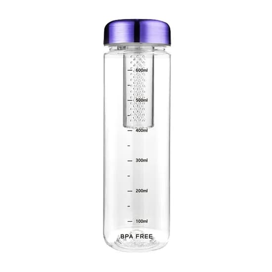그린티 트라이탄 메탈캡 보틀, 블랙눈금 퍼플메탈, 700ml, 1개