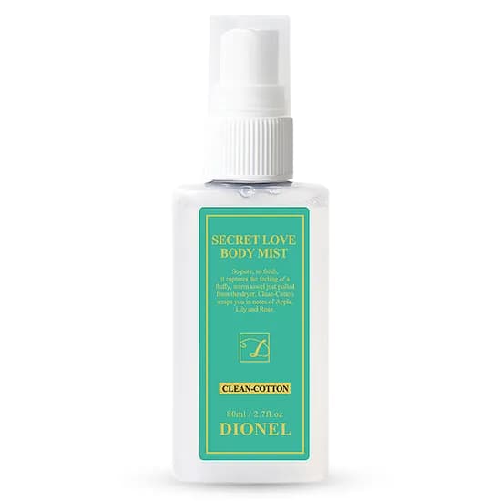 디오넬 시크릿러브 바디미스트, 클린코튼, 80ml, 1개