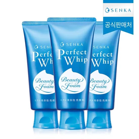 센카 퍼펙트휩 페이셜 워시 120g 3개