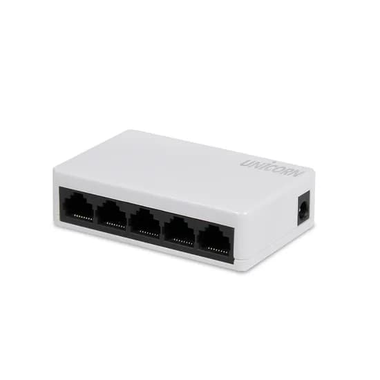 유니콘 5포트 100Mbps 이더넷 스위칭 허브 MG-500N 1개