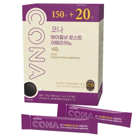 모카C&T 코나 헤이즐넛 로스트 아메리카노 1g 170개