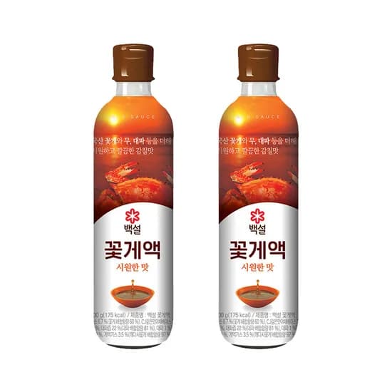 CJ제일제당 백설 꽃게액 500g 2개