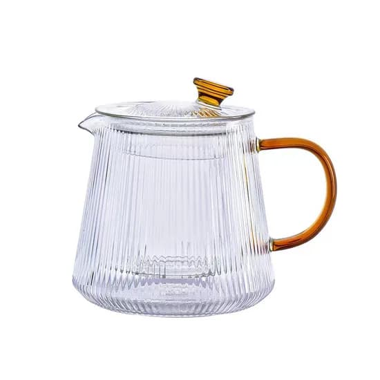 크리스탈 내열유리 티포트 차주전자, 800ml, 1개