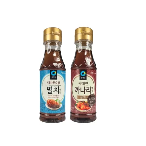 청정원 대나무숙성 멸치액젓 250g + 까나리액젓 250g 1세트