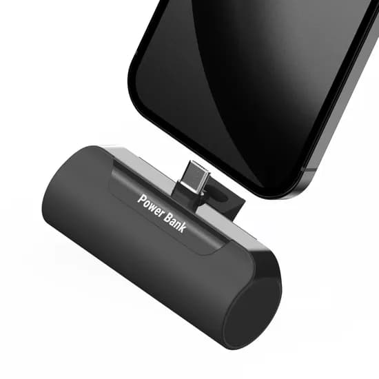 프리미엄 도킹형 보조배터리 5000mAh, 블랙, C타입, 1개